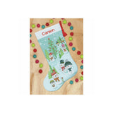 Snowman Family Christmas Stocking Cross Stitch Kit