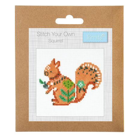 Squirrel Cross Stitch Kit