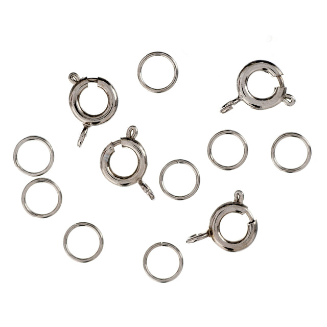 Trimits Bolt Rings with Split Rings Silver