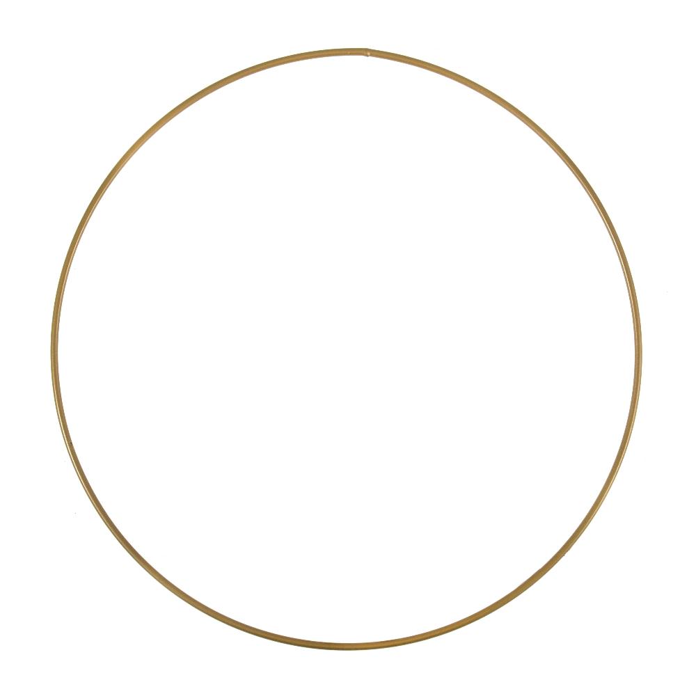 Trimits Metal Craft Hoop Gold 25 cm