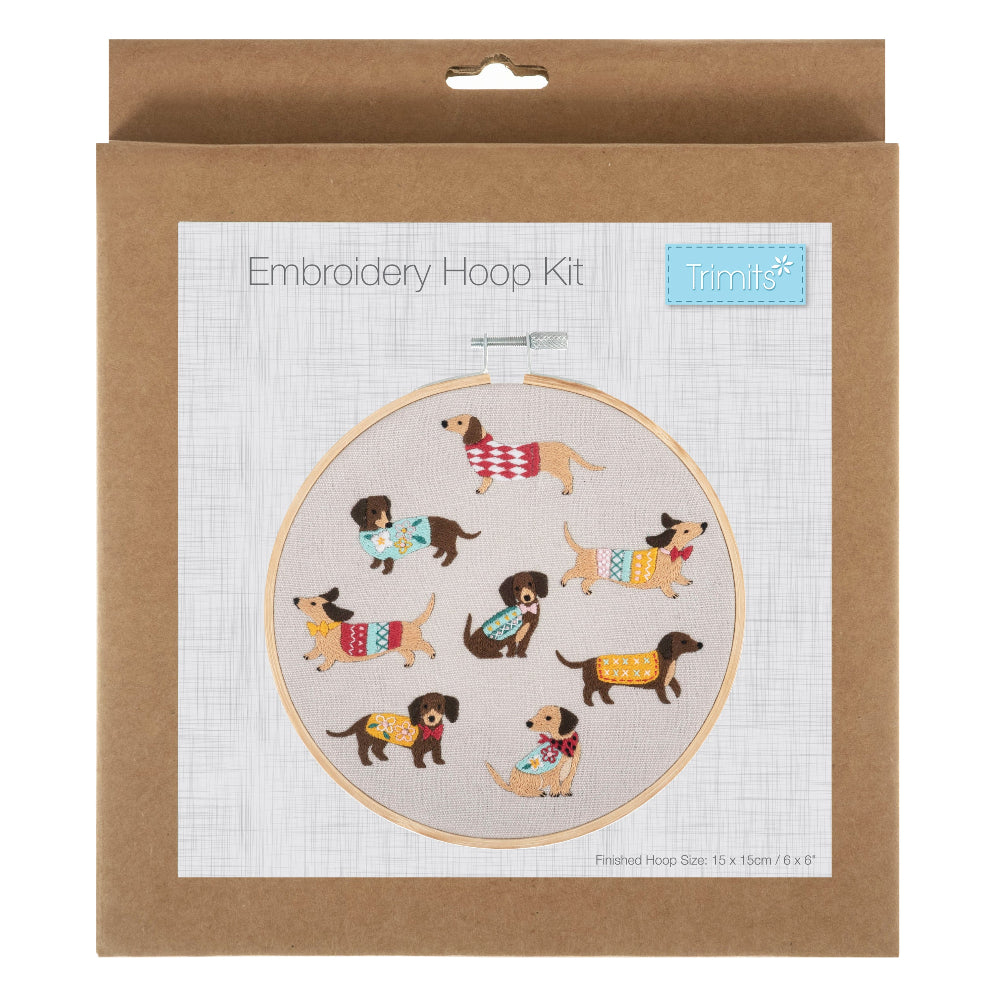 Trimits Embroidery Hoop Kit Dogs