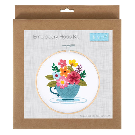 Trimits Embroidery Hoop Kit Spring Floral