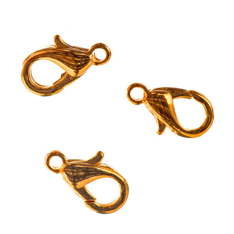 Trimits Gilt Lobster Clasps 10 mm