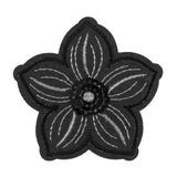 Trimits Grey Sequin Flower Motif