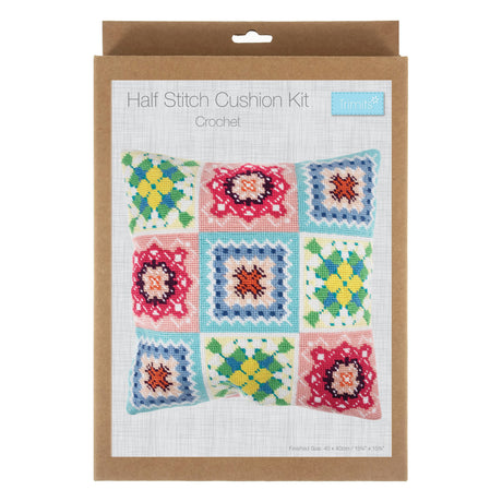 Trimits Half Stitch Crochet Effect Cushion Kit