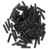 Trimits Long Bugle Beads Black