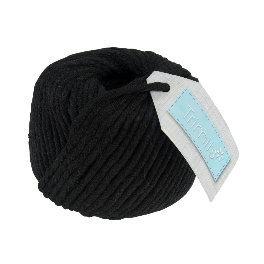 Trimits Macrame Cord Black