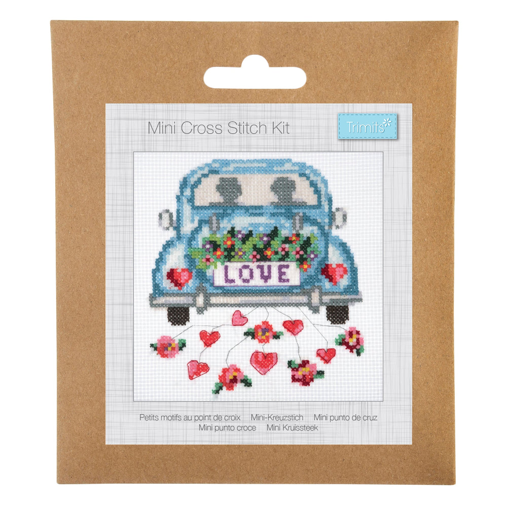 Trimits Mini Cross Stitch Kit Love