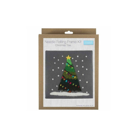 Trimits Needle Felting Frame Kit Christmas Tree