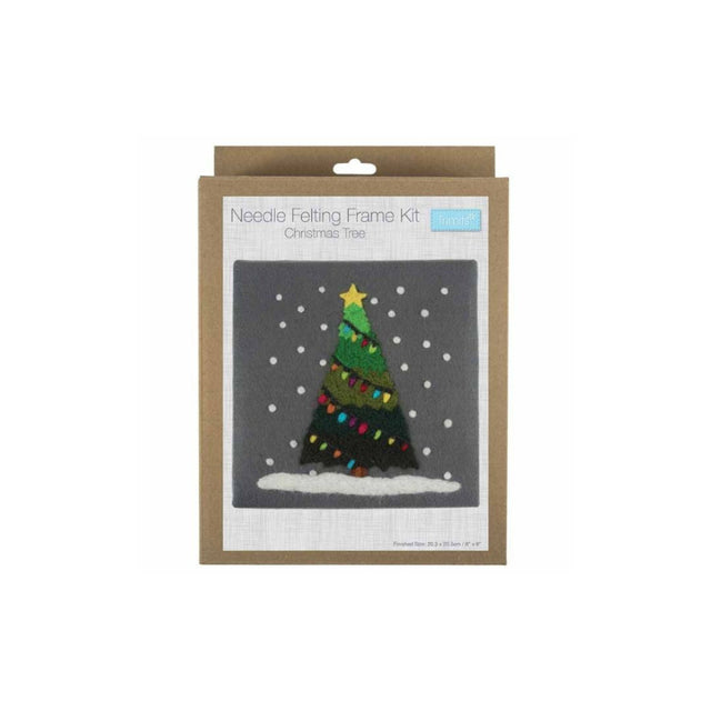 Trimits Needle Felting Frame Kit Christmas Tree