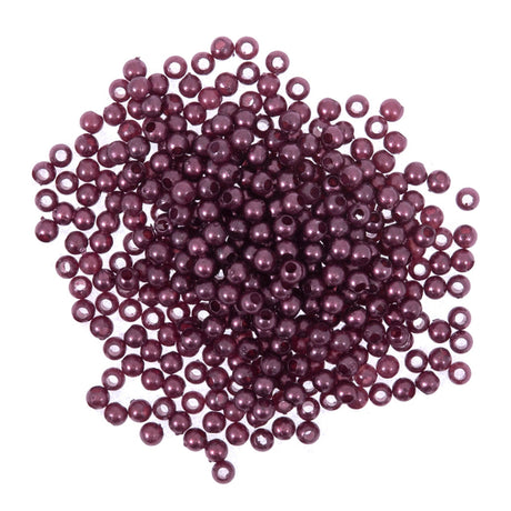 Trimits Pearl Beads 3 mm Purple