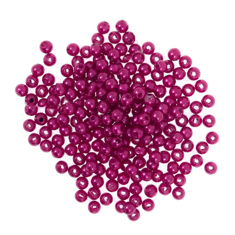 Trimits Pearl Beads 6 mm Fuchsia