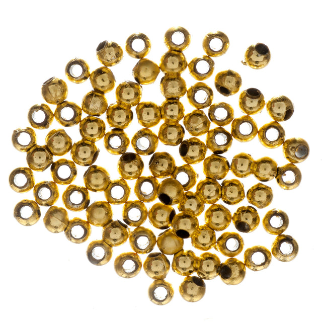 Trimits Plated Beads 3 mm Gold