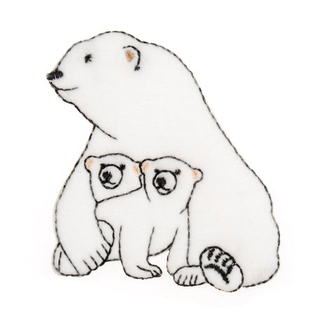 Trimits Polar Bear and Cubs Motif