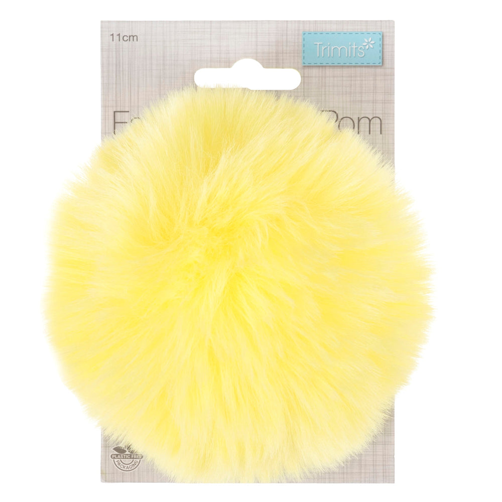 Trimits Pompom 11 cm Lemon