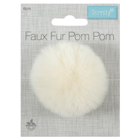 Trimits Pompom 6 cm Cream