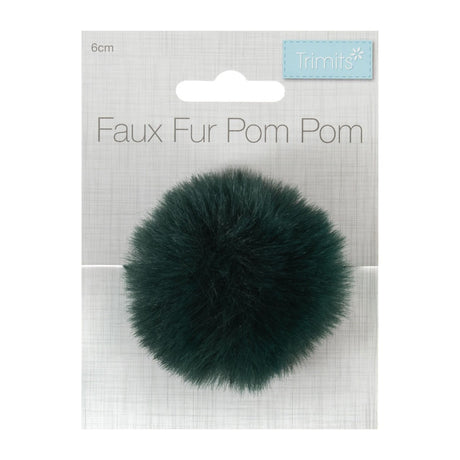 Trimits Pompom 6 cm Dark Green