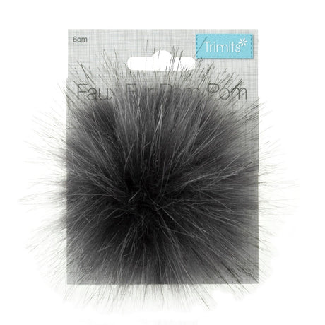 Trimits Pompom 6 cm Grey