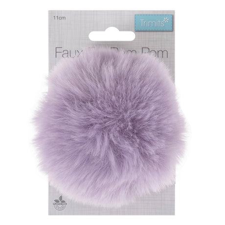 Trimits Faux Fur Pom Pom Lilac