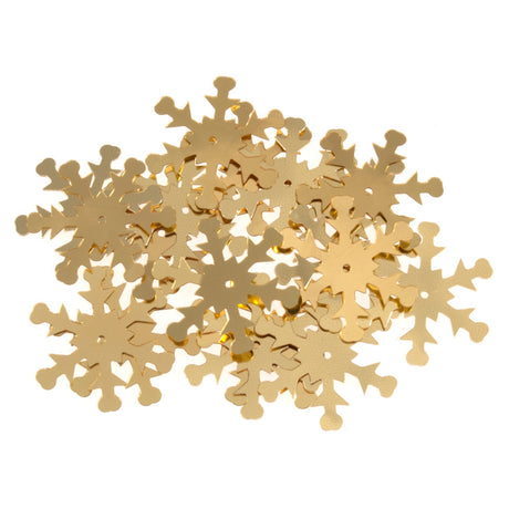 Trimits Snowflake Sequins Gold