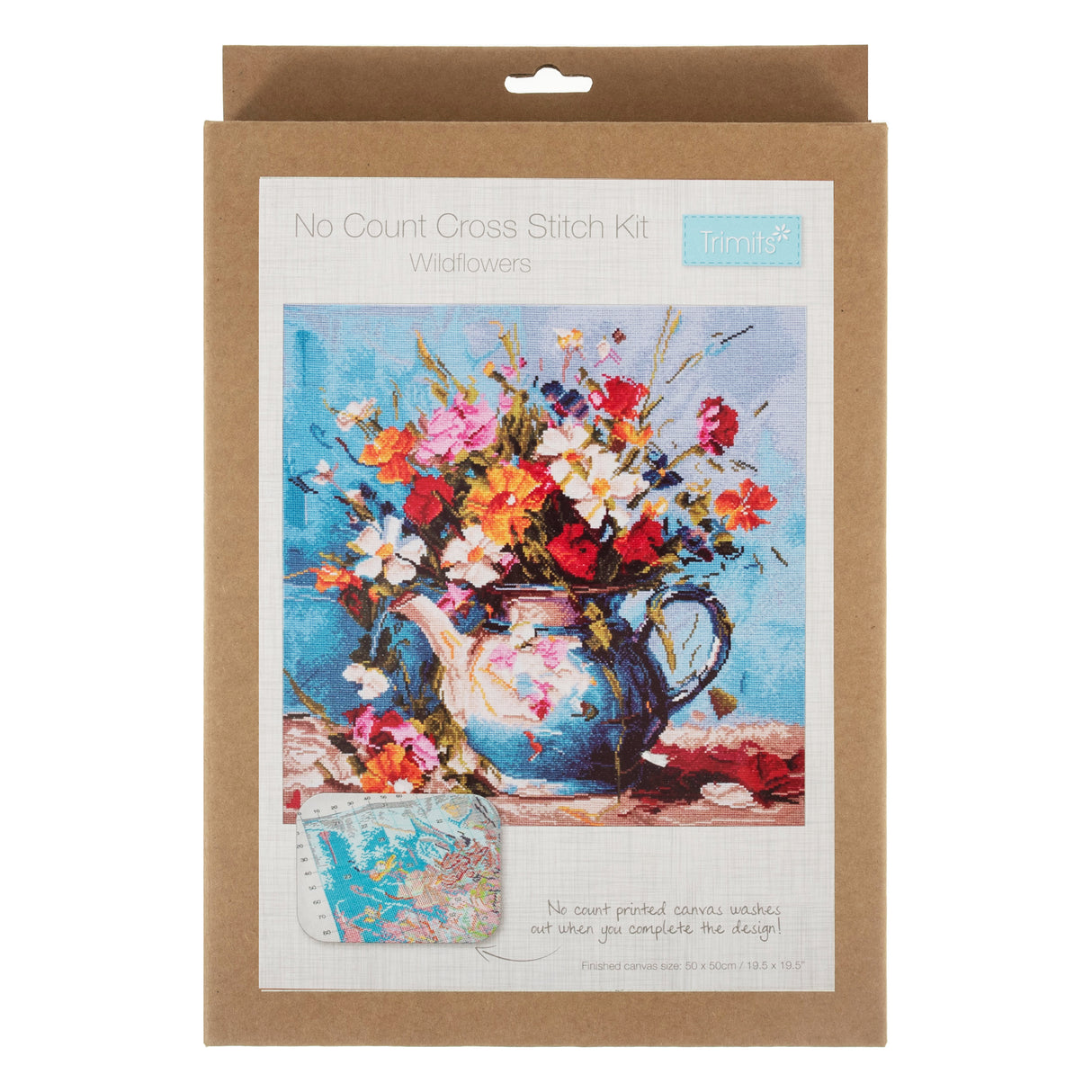 Trimits Wildflowers Printed Cross Stitch