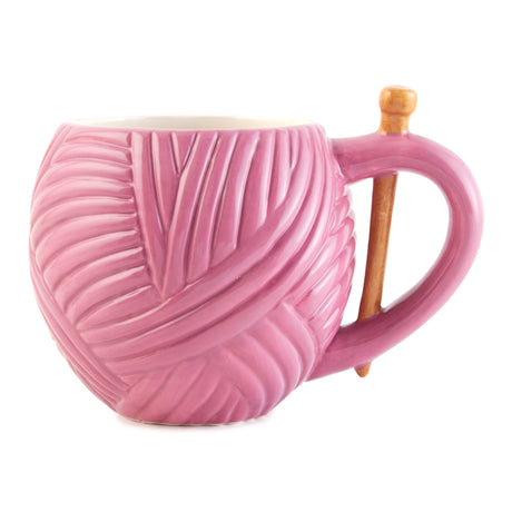 Pink Yarn Ball Mug