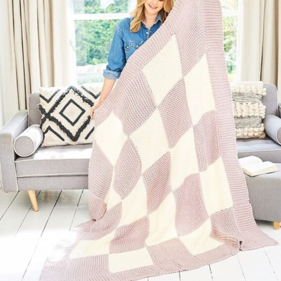 Stylecraft Fusion Chunky Knitted Blanket Kit - Pattern 9944