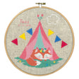 Small Fox in Tent Counted Cross Stitch Kit