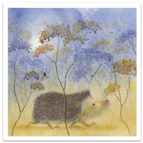 Emma Ball Curious Hedgehog Card