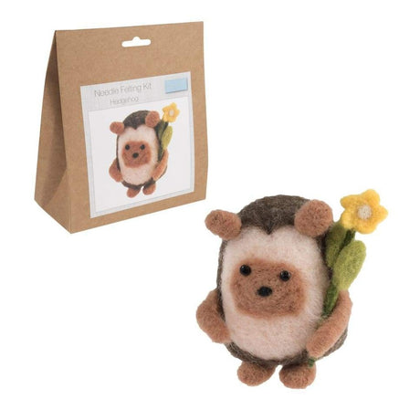 Groves Craft Hedgehog Trimits Beginners Needle Felting Kits