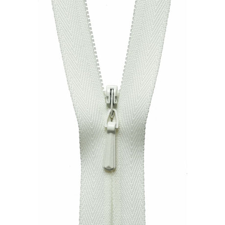 Groves Haberdashery Concealed Zip 23 cm Cream (Y723-502) YKK Concealed Zip 23 cm / 9 Inch