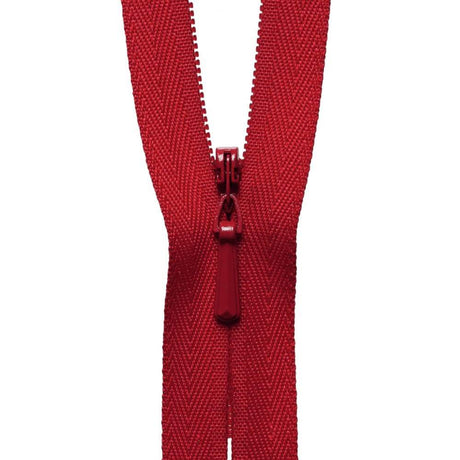 Groves Haberdashery Concealed Zip 23 cm Red (Y723-519) YKK Concealed Zip 23 cm / 9 Inch