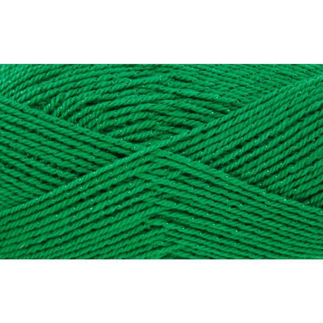 King Cole Yarn Christmas Green (3307) King Cole Glitz DK Sparkly Knitting Yarn