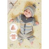 Rico Patterns Rico Baby Dream Onesie, Dress and Hat DK Knitting Pattern 976