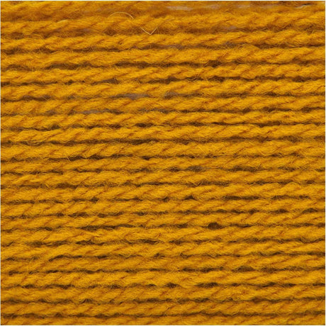 Rico Yarn Mustard (028) Rico Creative Soft Wool Aran Knitting Yarn