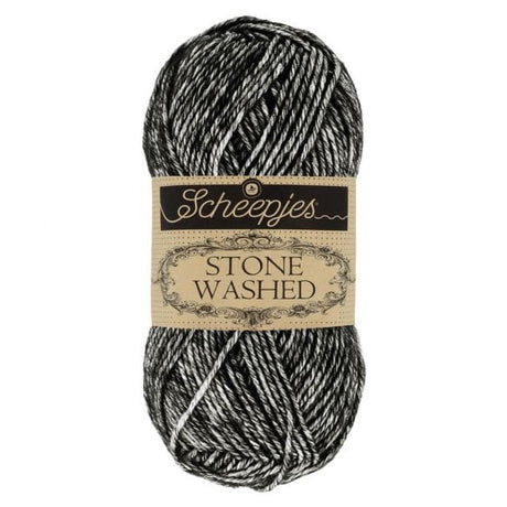 Scheepjes Yarn Black Onyx (803) Scheepjes Stone Washed Yarn