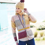 Stylecraft Patterns Stylecraft Batik Swirl Cardigan, Hat & Wristwarmers DK Knitting Pattern 9672