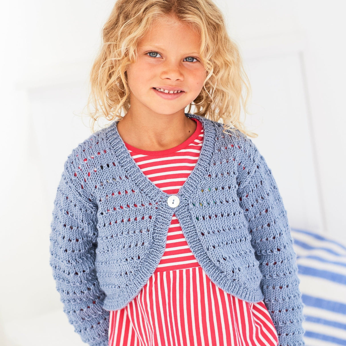 Stylecraft Patterns Stylecraft Kids Easy Lace Cardigan DK Knitting Pattern 9604