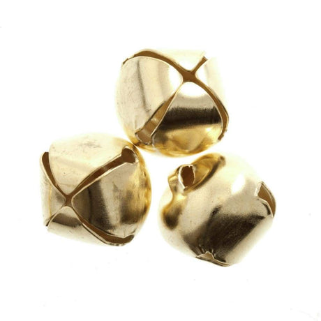 Trimits Haberdashery CB038 - Jingle Bells 15 mm Gold 4 Pack Trimits Craft Bells