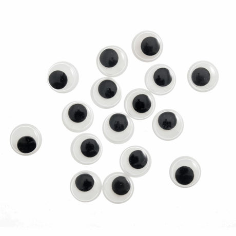 Trimits Haberdashery Glue on Googly Eyes 5 mm Black Pack of 40 (CB015) Safety Eyes for Toy Making